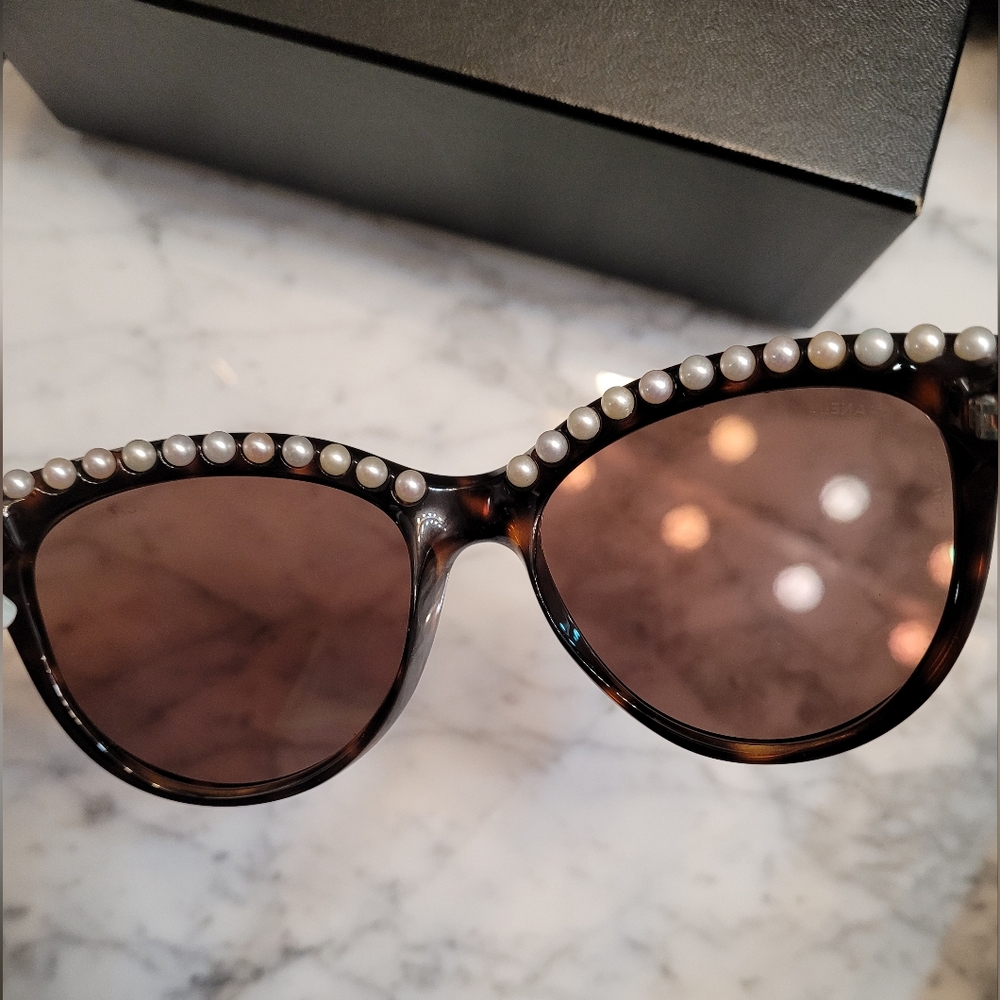 Chanel Women's Cat-Eye Sunglasses - Brown **Read Details ** - Picture 3 of 14
